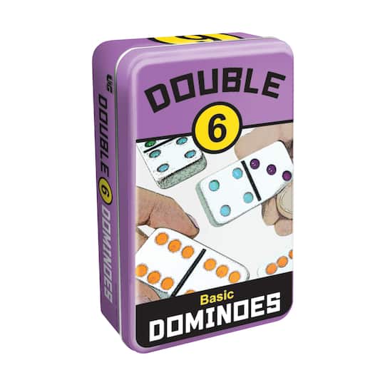 Double 6 Basic Dominoes By University Games | 7.5" x 4.5" x 1.5" | Michaels®